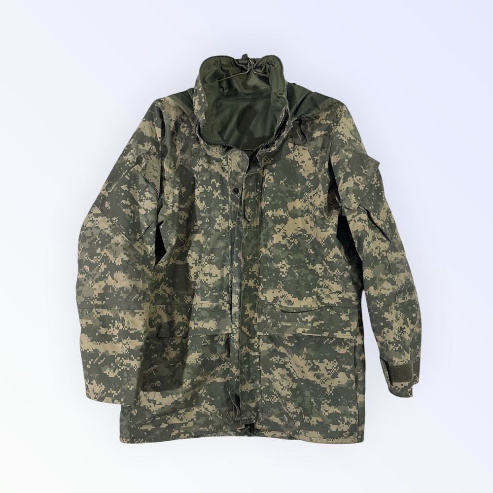 US Army Parka Cold Weather Universal Camouflage GORETEX Jacket M‎ Reg